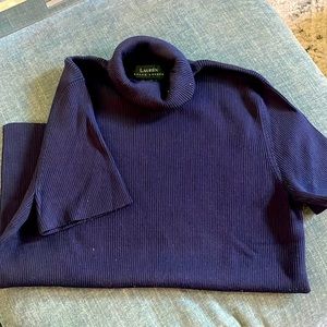 Ralph Lauren Navy Short Sleeve Turtleneck